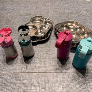 Eco Friendly kids cups & plates (8 items)